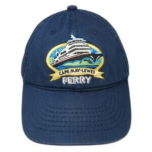 Strand Headwear Cape May-Lewes Ferry Crewmember Blue Baseball Cap One Size Hat
